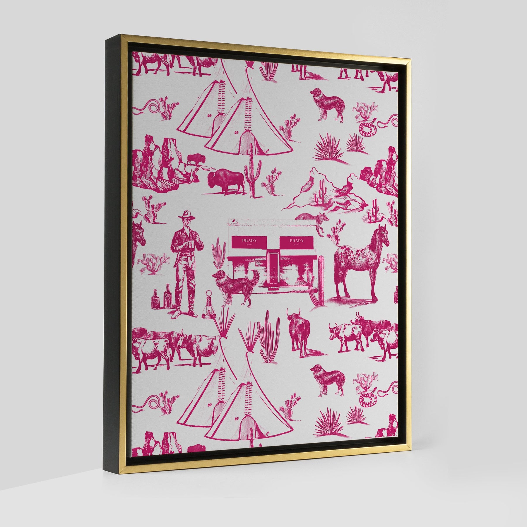 Marfa Toile Canvas – Katie Kime